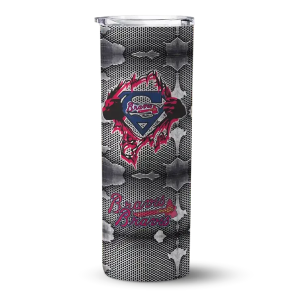 custom atlanta braves chevron v navy gray skinny tumbler best selling 4.webp