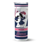 custom atlanta braves snoopy dog navy white skinny tumbler best selling 1.webp