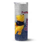 custom atlanta braves winnie the pooh navy gray skinny tumbler best selling 6.webp