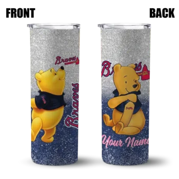 custom atlanta braves winnie the pooh navy gray skinny tumbler fashion forward 6.webp