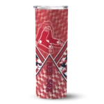 custom boston red sox monogram burst red white skinny tumbler best selling 1 1.webp