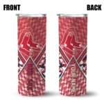 custom boston red sox monogram burst red white skinny tumbler best selling 1 1.webp