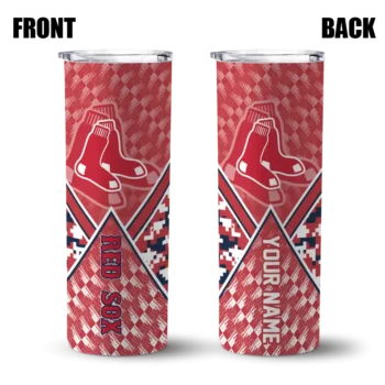 custom boston red sox monogram burst red white skinny tumbler fashion forward 1 1.webp