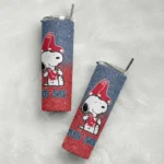 custom boston red sox snoopy attitude red skinny tumbler best selling.webp