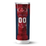 custom boston red sox stacked diamond red skinny tumbler best selling 1.webp