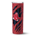 custom boston red sox star pop red black skinny tumbler best selling 3.webp