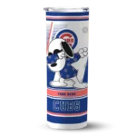custom chicago cubs snoopy dog blue white skinny tumbler best selling 1.webp