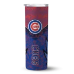 custom chicago cubs spiral burst print blue skinny tumbler best selling 1.webp