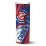 custom chicago cubs web stripes blue white skinny tumbler best selling 1.webp