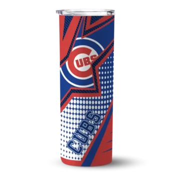 custom chicago cubs web stripes blue white skinny tumbler best selling 1.webp