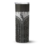 custom chicago white sox sparkle drip black skinny tumbler best selling 1.webp