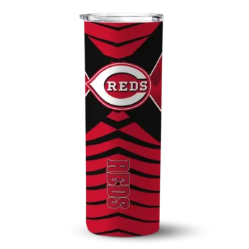 custom cincinnati reds camo texture red skinny tumbler best selling 4.webp