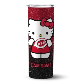 custom cincinnati reds hello kitty red black skinny tumbler best selling 6.webp