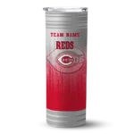 custom cincinnati reds swirl texture red skinny tumbler best selling 1.webp