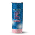 custom cleveland guardians starburst tiles navy blue skinny tumbler best selling 1.webp