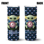 custom kansas city royals yoda cozy royal blue black skinny tumbler best selling 1.webp