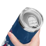 custom los angeles angels torn band blue white skinny tumbler best selling.webp