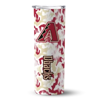 customized arizona diamondbacks claw marks red white skinny tumbler best selling 1.webp