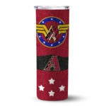 customized arizona diamondbacks star cluster red skinny tumbler best selling.webp