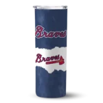 customized atlanta braves torn band navy white skinny tumbler best selling 9.webp