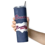 customized atlanta braves torn band navy white skinny tumbler best selling 9.webp