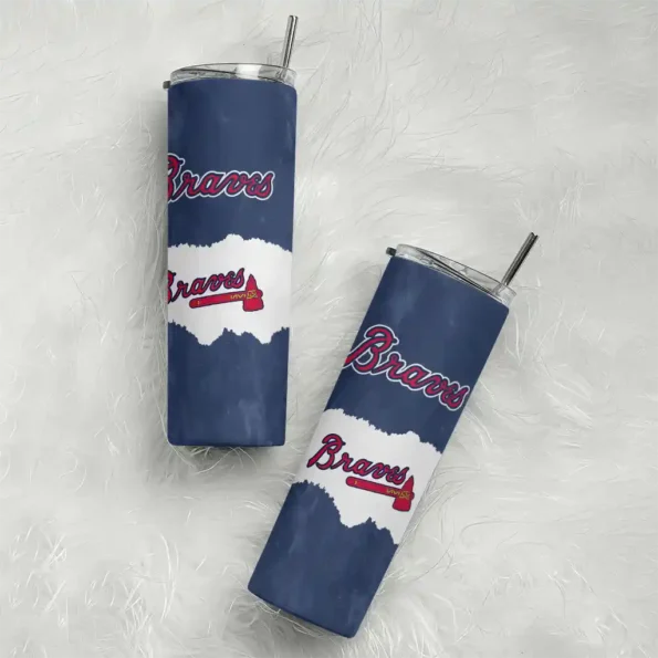 customized atlanta braves torn band navy white skinny tumbler top rated 4.webp