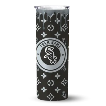 customized chicago white sox camo streak black skinny tumbler best selling 1.webp