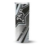 customized chicago white sox web stripes black white skinny tumbler best selling 1.webp