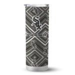 customized chicago white sox zipper leopard black skinny tumbler best selling 1.webp