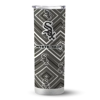 customized chicago white sox zipper leopard black skinny tumbler best selling 1.webp