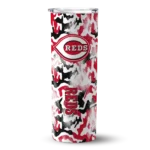 customized cincinnati reds claw marks red white skinny tumbler best selling 1 1.webp