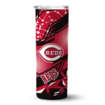 customized cincinnati reds helmet clash red skinny tumbler best selling 1.webp