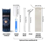 houston astros radiant glitter blue skinny tumbler best selling.webp