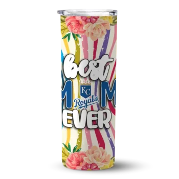 kansas city royals flower cluster skinny tumbler best selling 2.webp