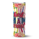 los angeles angels flower cluster skinny tumbler best selling 2.webp