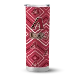 personalized arizona diamondbacks zipper leopard red skinny tumbler best selling 1.webp