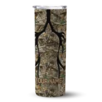 personalized atlanta braves antler flow camo skinny tumbler best selling.webp