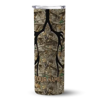 personalized atlanta braves antler flow camo skinny tumbler best selling.webp