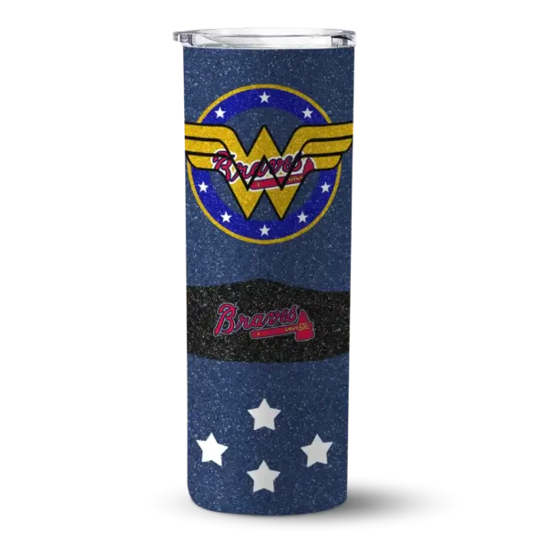 personalized atlanta braves star cluster navy skinny tumbler best selling 1.webp