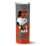 personalized baltimore orioles snoopy attitude orange skinny tumbler best selling 1.webp