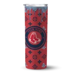 personalized boston red sox camo streak red skinny tumbler best selling 1.webp
