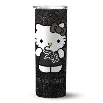 personalized chicago white sox hello kitty black skinny tumbler best selling 1.webp