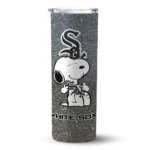 personalized chicago white sox snoopy attitude black skinny tumbler best selling.webp