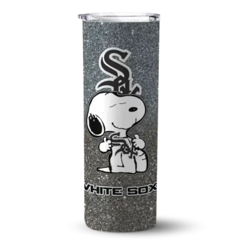 personalized chicago white sox snoopy attitude black skinny tumbler best selling.webp
