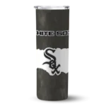 personalized chicago white sox torn band black white skinny tumbler best selling 2.webp