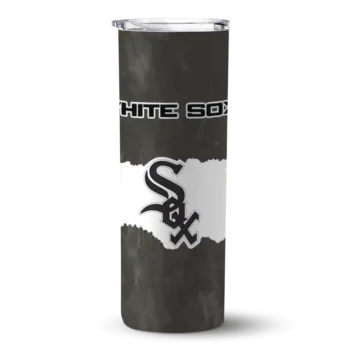 personalized chicago white sox torn band black white skinny tumbler best selling 2.webp