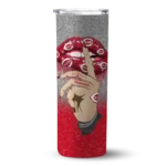 personalized cincinnati reds sparkle lips red skinny tumbler best selling 1.webp