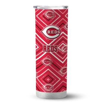 personalized cincinnati reds zipper leopard red skinny tumbler best selling 1.webp