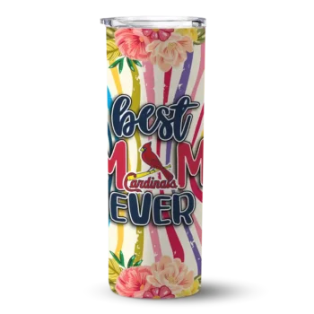 st louis cardinals flower cluster skinny tumbler best selling 6.webp